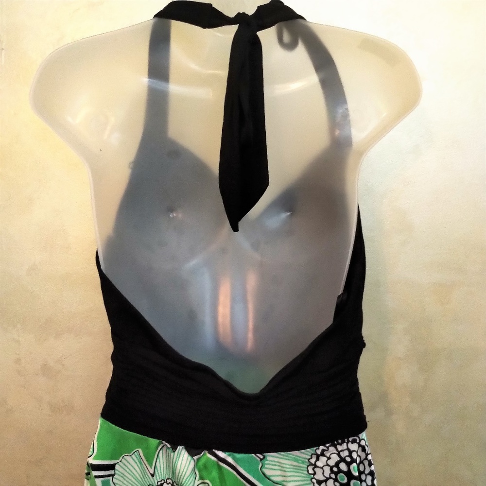 Sexy Scarf Hem Halter Dress by Sangria Like New 12 - Picture 3 of 5